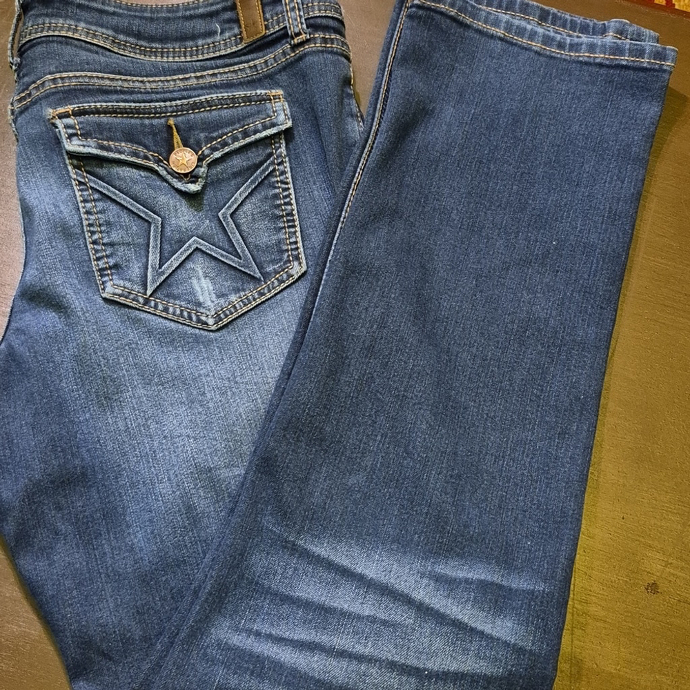 Peoples Liberation Straight Leg Blue Jeans Sz.11/12.(#1583)